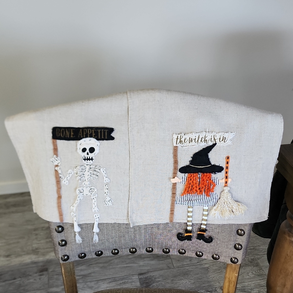 Mudpie Halloween Tea Towel Set Of 2